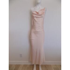 Beige Botany slip dress maxi dress size Medium NWT